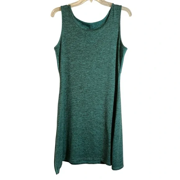 Patagonia Sleeveless Seabrook Dress Heather Teal Green size Medium - Picture 1 of 6